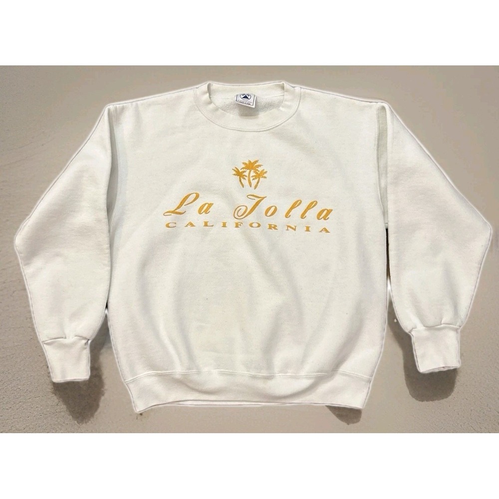 Vintage La Jolla San Diego Crewneck Sweatshirt Medium 90s Delta USA Tag Pullover